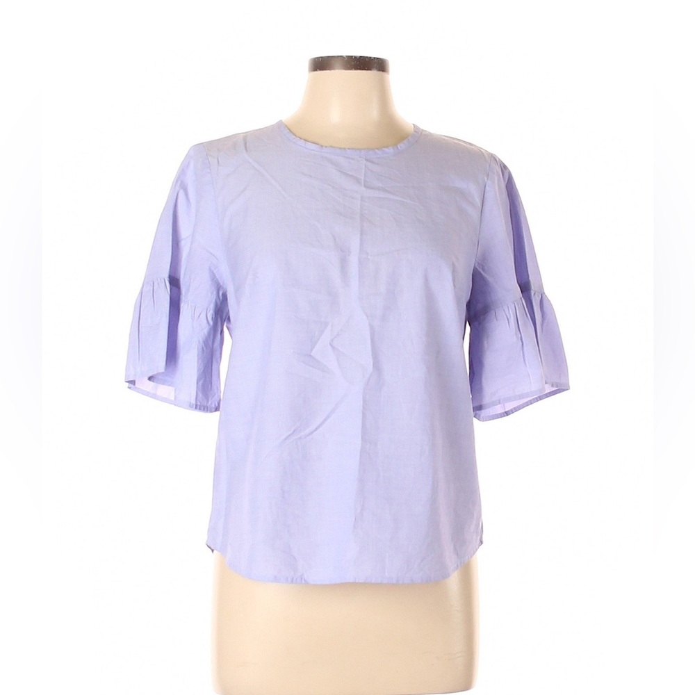 J. Crew Button Back Short Sleeve Shirt